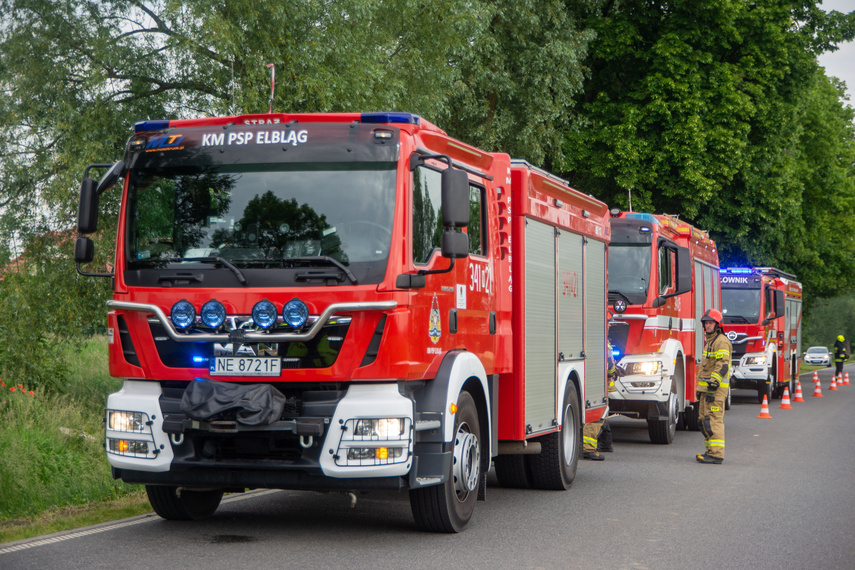 Wypadek w Raczkach Elbląskich zdjęcie nr 262442