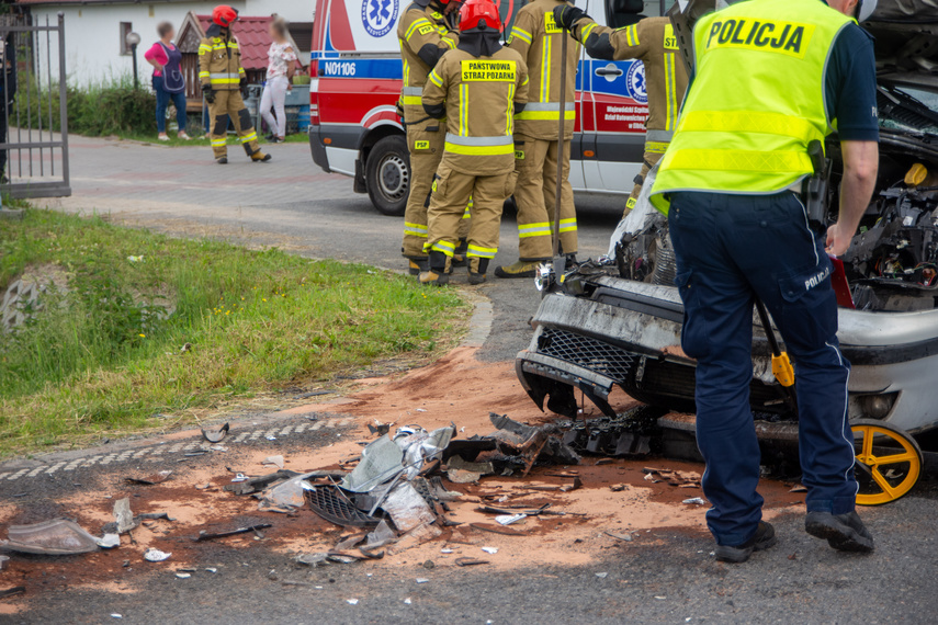 Wypadek w Raczkach Elbląskich zdjęcie nr 262438