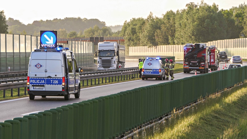 Potrącenie bezdomnego na S7 zdjęcie nr 262730