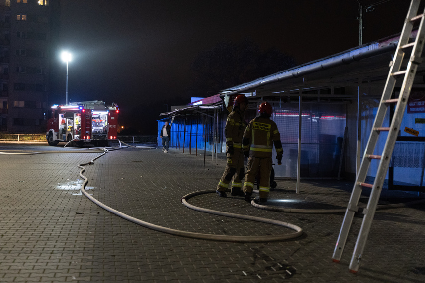 Pożar pawilonu na targowisku zdjęcie nr 272470