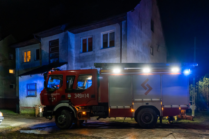 Elbląg Pożar w Batorowie