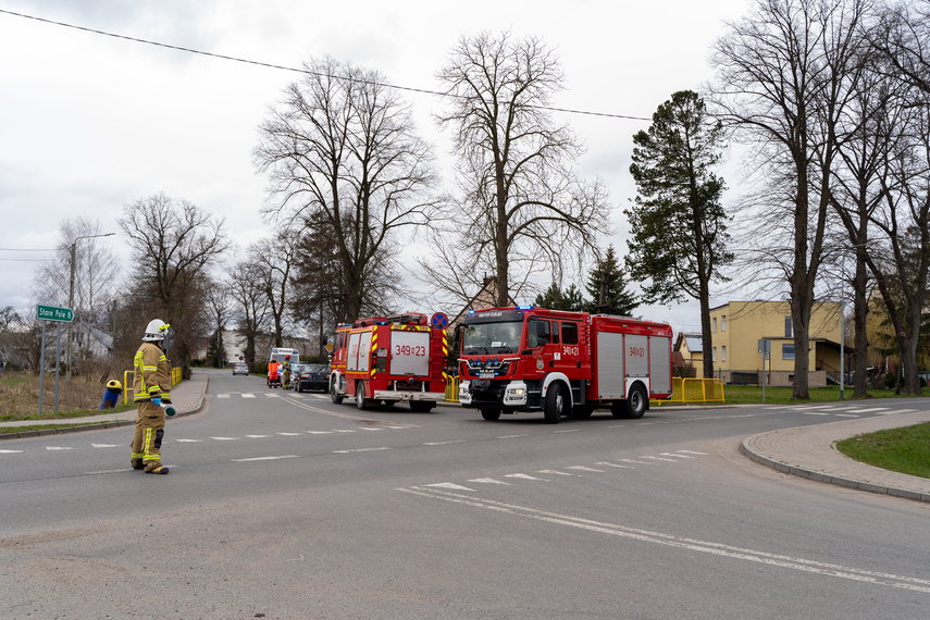 Elbląg Nie ustąpił pierwszeństwa, doszło do zderzenia