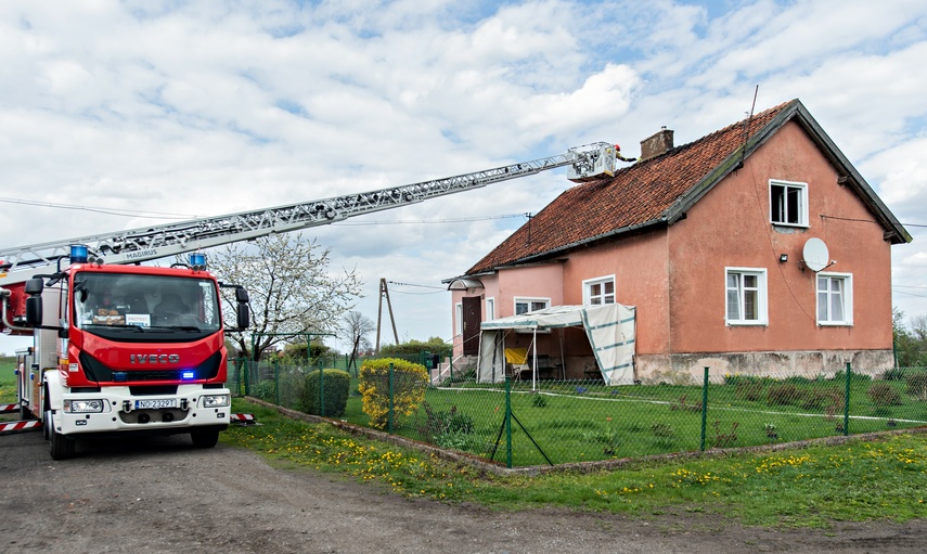 Pożar we Władysławowie zdjęcie nr 283587
