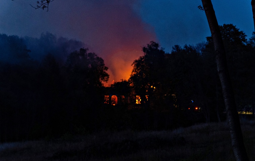 Pożar w Połoninach zdjęcie nr 284159
