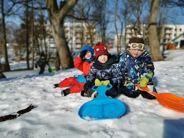 Niesamowity, leśny park zabaw Żłobka, Przedszkola i Zerówki Mały Europejczyk w Elblągu zdjęcie nr 289124