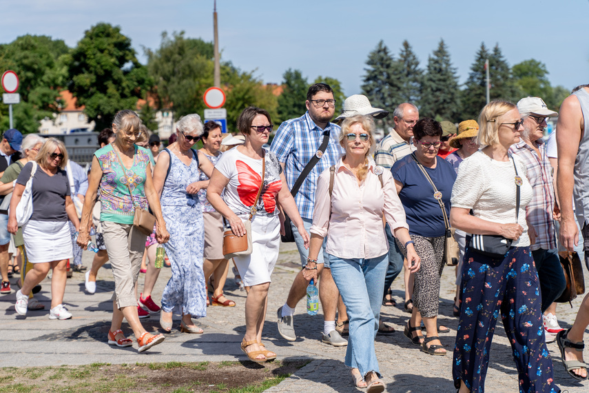 Z przewodnikiem poznawali początki historii Elbląga zdjęcie nr 289304