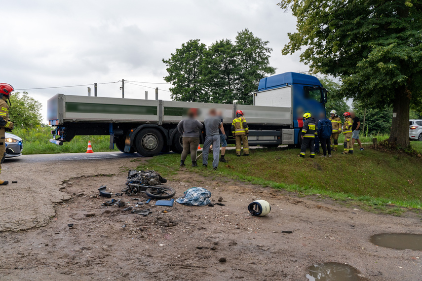 Elbląg Wypadek w Nowakowie