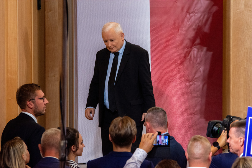 Jarosław Kaczyński w Elblągu. O prawach kobiet i przegonieniu Danii zdjęcie nr 292798