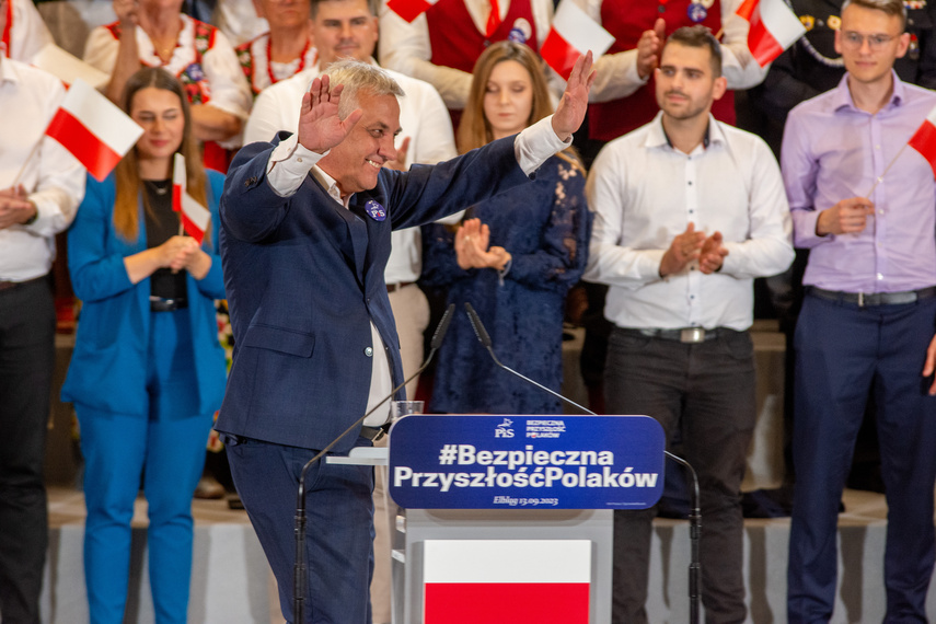 Jarosław Kaczyński w Elblągu. O prawach kobiet i przegonieniu Danii zdjęcie nr 292776