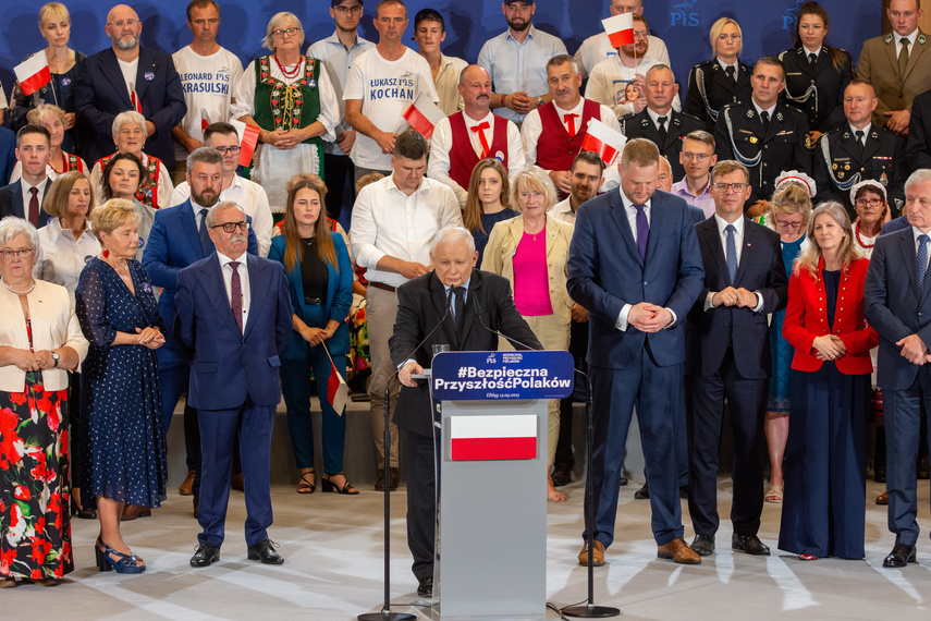 Jarosław Kaczyński w Elblągu. O prawach kobiet i przegonieniu Danii zdjęcie nr 292789