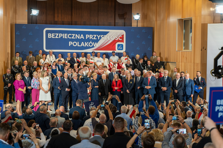 Jarosław Kaczyński w Elblągu. O prawach kobiet i przegonieniu Danii zdjęcie nr 292794