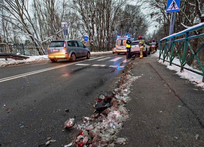 Elbląg Kolizja na ul. Kościuszki