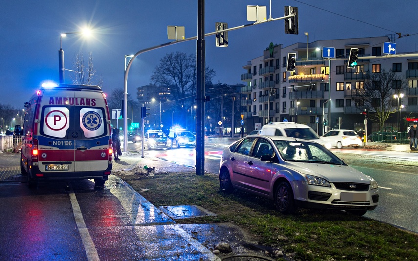 Elbląg Potrącenie na nowym przejściu na Grunwaldzkiej