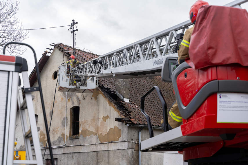 Pożar w Krzewsku zdjęcie nr 300701