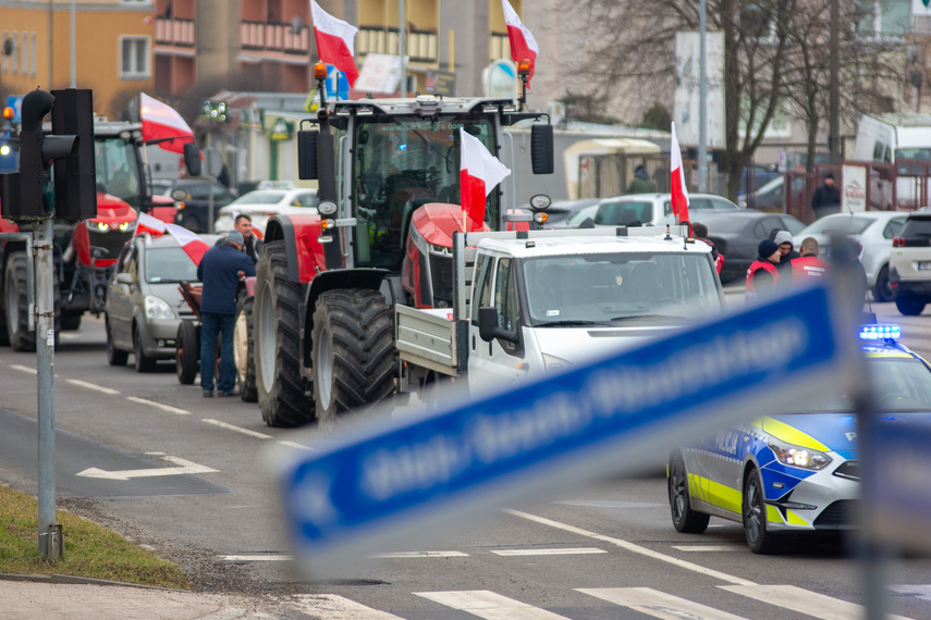 Strajk rolników w Elblągu. Tak go relacjonowaliśmy zdjęcie nr 301554