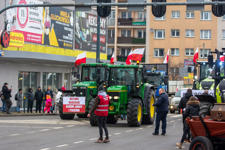 Strajk rolników w Elblągu. Tak go relacjonowaliśmy zdjęcie nr 301553
