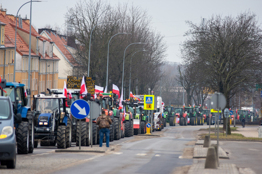 Strajk rolników w Elblągu. Tak go relacjonowaliśmy zdjęcie nr 301551