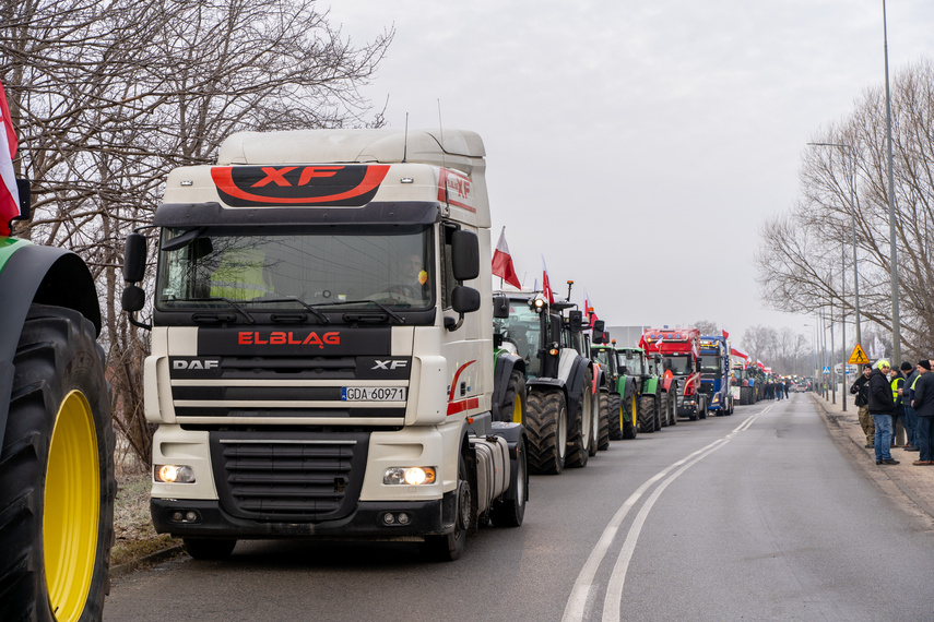 Strajk rolników w Elblągu. Tak go relacjonowaliśmy zdjęcie nr 301514