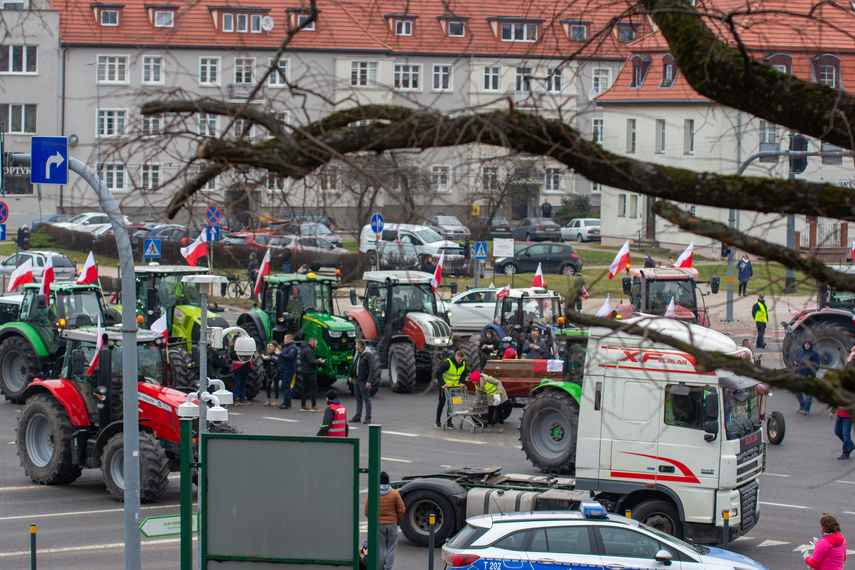 Strajk rolników w Elblągu. Tak go relacjonowaliśmy zdjęcie nr 301552