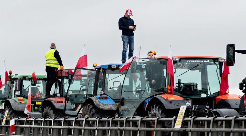 Protest rolników w Elblągu. "Sprowadzanie towarów z Ukrainy nas rujnuje" zdjęcie nr 302469