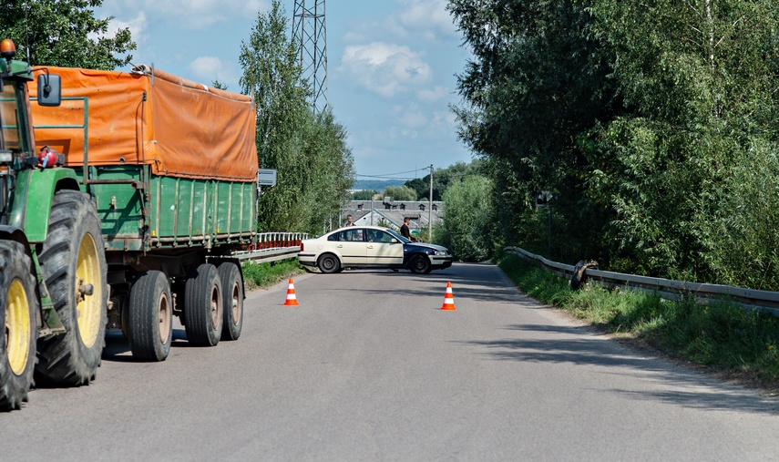 Elbląg Wypadek na moście w Bielniku II