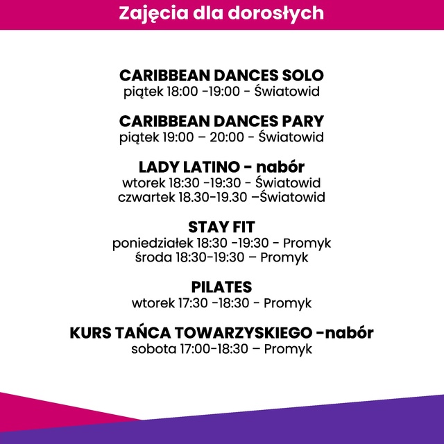 Taniec, Fitness, Zumba - Znajdź Swój Ruch w Centrum Tańca Promyk! zdjęcie nr 315957