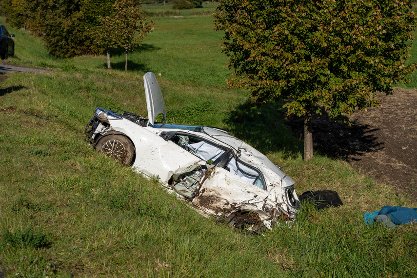  Zderzenie na drodze nr 503. Podejrzany o kierowanie pojazdem był nietrzeźwy zdjęcie nr 316514