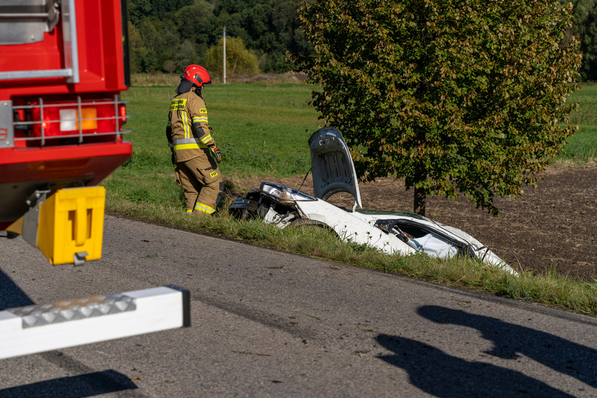  Zderzenie na drodze nr 503. Podejrzany o kierowanie pojazdem był nietrzeźwy zdjęcie nr 316515