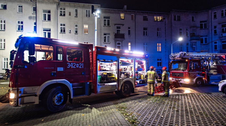 To się ogląda Pożar na Powstańców Warszawskich