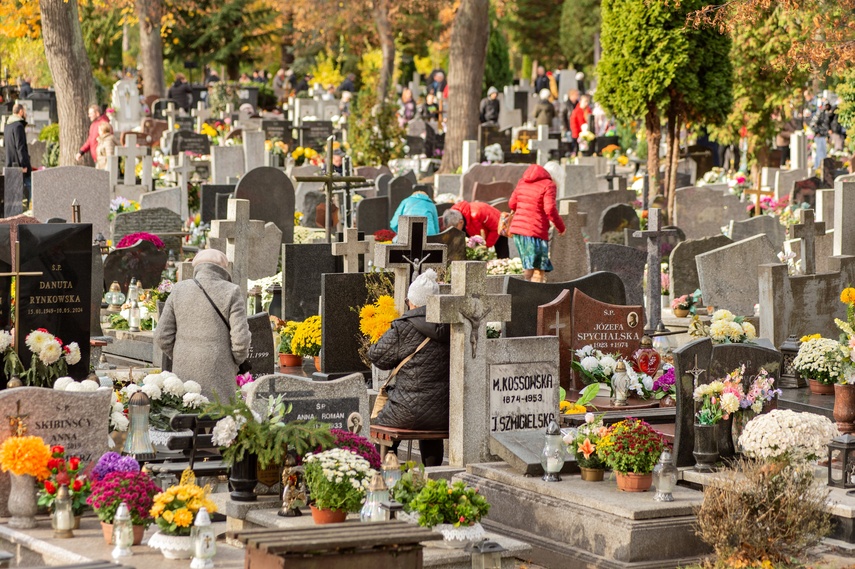 To się ogląda Elblążanie odwiedzają groby bliskich