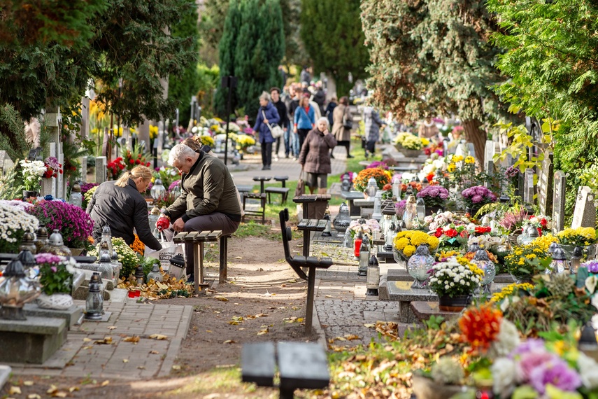 Elblążanie odwiedzają groby bliskich zdjęcie nr 318212