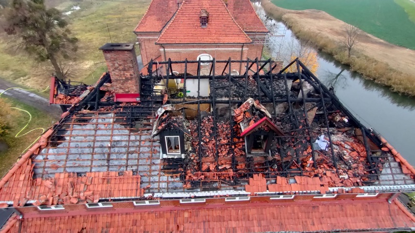 To się ogląda Pożar klasztoru w Braniewie