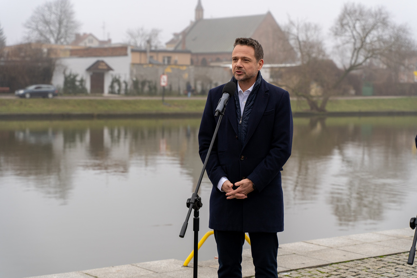 Rafał Trzaskowski w Elblągu: Taki projekt przekopu wreszcie można pochwalić zdjęcie nr 323364