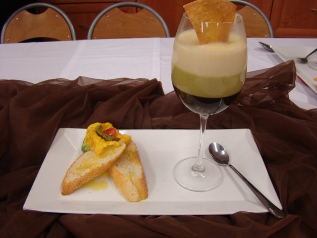 Potrawa Patryka Hadziewicza (klasa IV c) – „Top-serowe irish coffe ze szparagów i borowików ubrane