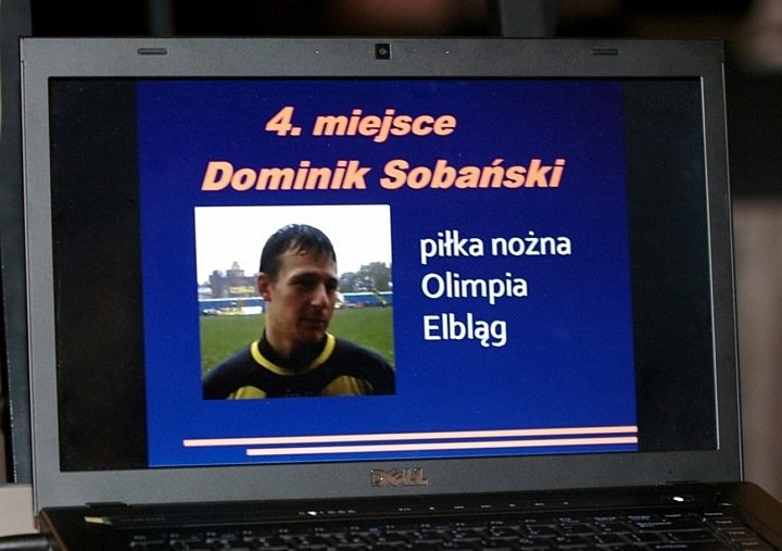 4 miejsce dla Dominika Sobańskiego (piłka nożna, Olimpia Elbląg)