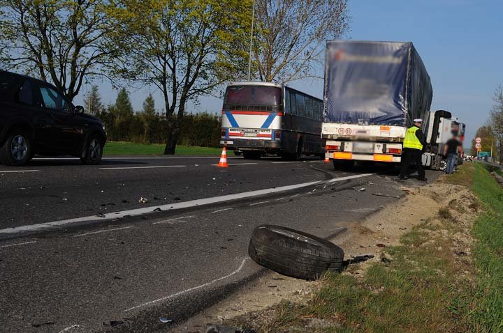 Kazimierzowo - wypadek na "siódemce" zdjęcie nr 43848