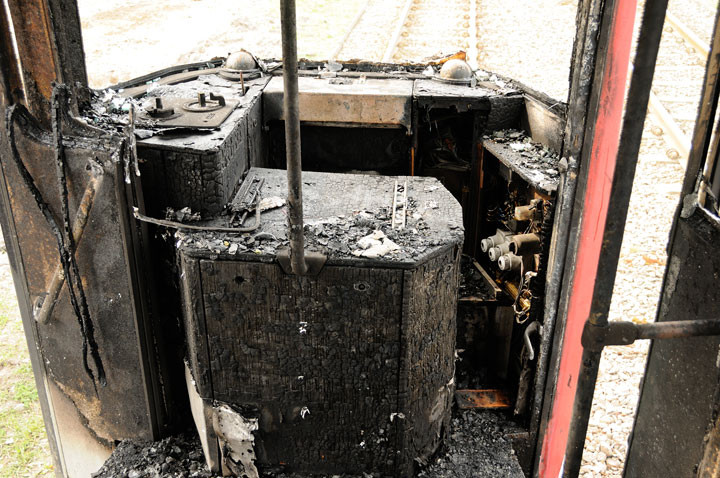 Na Robotniczej spłonął tramwaj zdjęcie nr 55448
