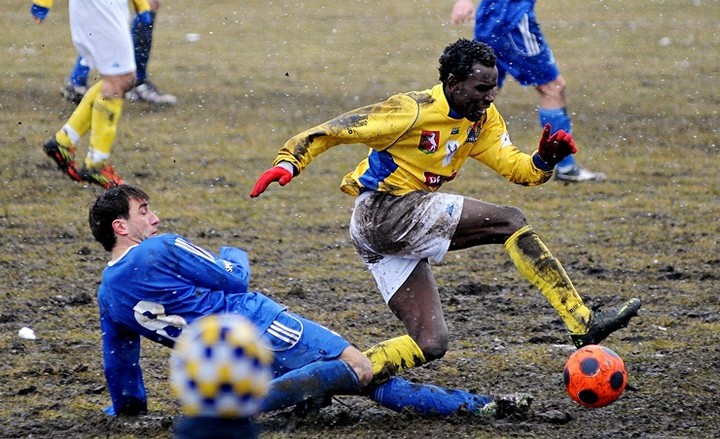 Bitwa na błocie dla Olimpii. Olimpia - Motor 1:0 zdjęcie nr 67638