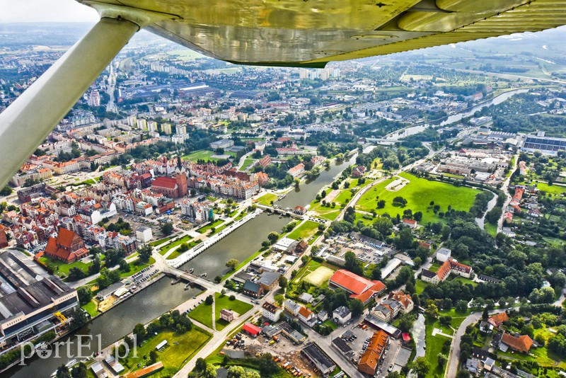 Elbląg z lotu ptaka zdjęcie nr 158339