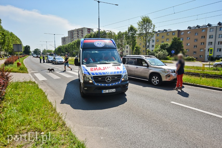 Potrącenie rowerzystki na przejściu dla pieszych zdjęcie nr 225056