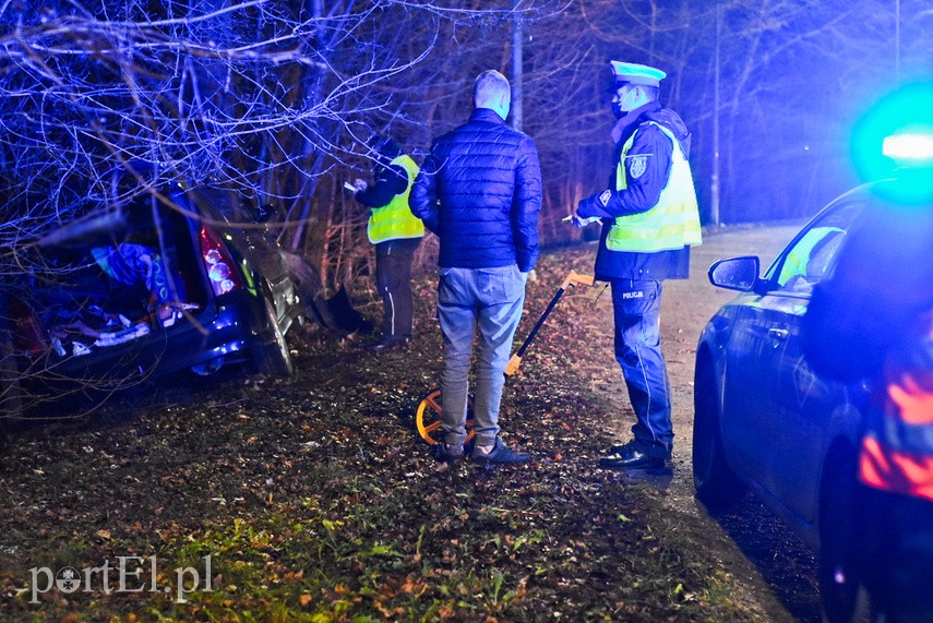 Usterka pojazdu doprowadziła do uderzenia w drzewo zdjęcie nr 234593