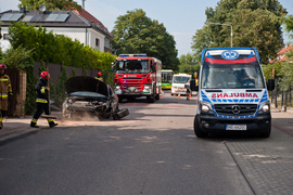 Zderzenie volkswagenów na Beniowskiego, sprawca został zatrzymany . (aktualizacja) 