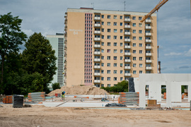 Pierwsze ściany już stoją