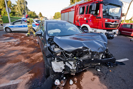 Wypadek na płk. Dąbka. Utrudnienia w ruchu