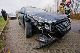 Potrącenie na Browarnej i kolizja w Milejewie