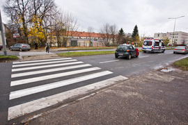 Potrącenie na Browarnej i kolizja w Milejewie