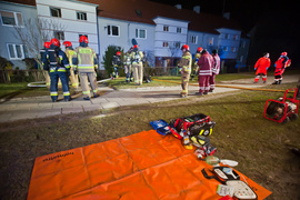 Pożar mieszkania przy Grunwaldzkiej