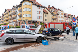 Kolizja na Robotniczej. Zobacz nagranie