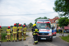 Wypadek w Raczkach Elbląskich