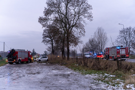 19-latka uderzyła w drzewo na \"starej\" siódemce